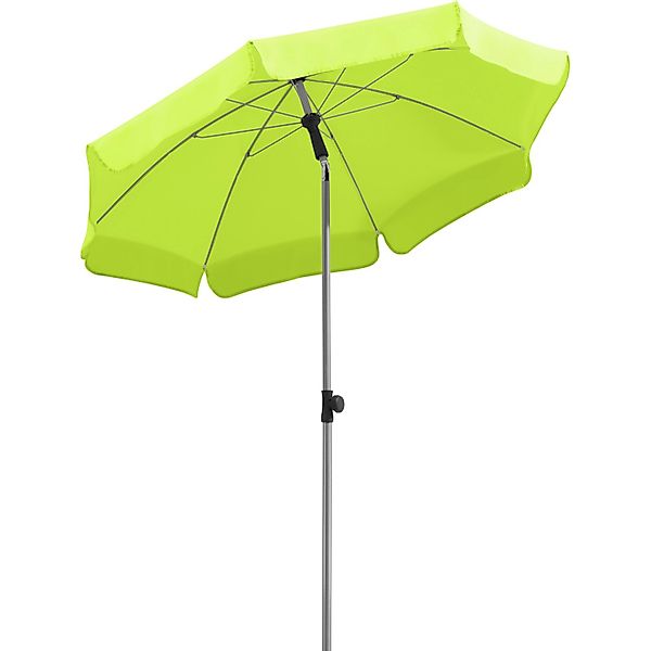 Schneider Balkonschirme Locarno Ø 150 cm Apfelgrün mit Push-Up Mechanik günstig online kaufen
