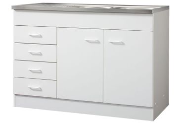 KOCHSTATION Spülenschrank "KS-Elster" Breite 120 cm günstig online kaufen