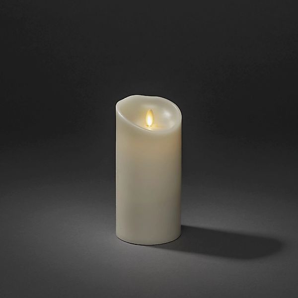 KONSTSMIDE LED-Kerze, LED Echtwachskerze cremeweiß, mit 3D Flamme und gesch günstig online kaufen