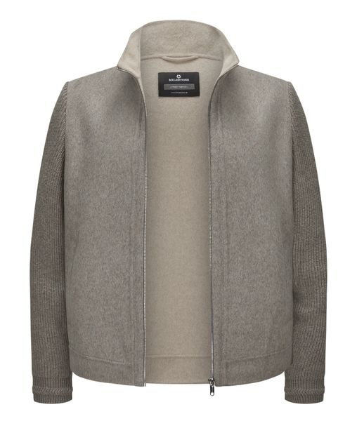 Milestone Hybridjacke MSKennedy mit Wollstrick Ärmeln günstig online kaufen