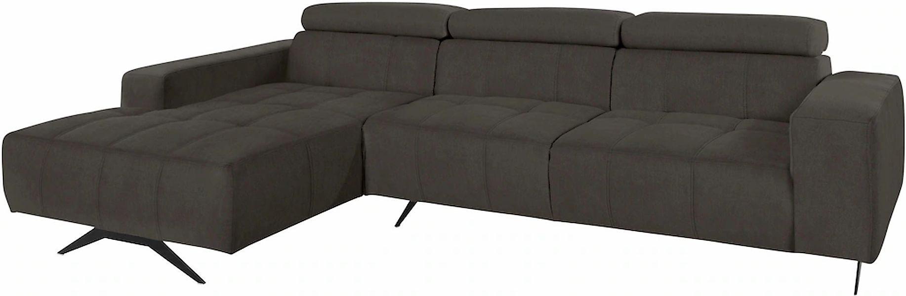 DOMO collection Ecksofa "Trento L-Form, mit Kufenfuß oder Einzelfuß" wahlwe günstig online kaufen