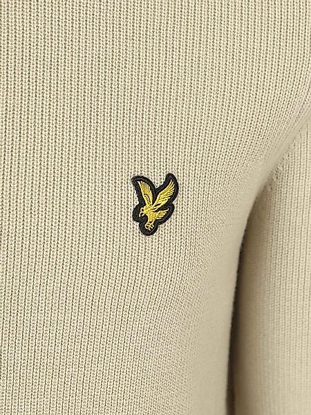 Lyle & Scott Rib Pullover Greige - Größe L günstig online kaufen