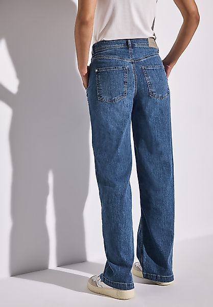 STREET ONE Loose-fit-Jeans, High Waist günstig online kaufen