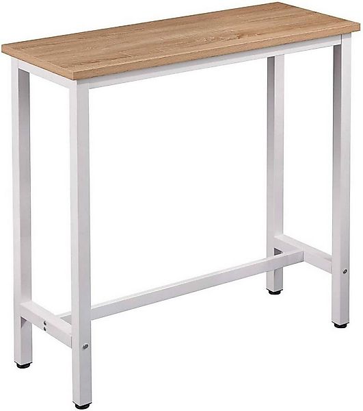 Woltu Bartisch, Bartisch aus Metall, Tischplatte aus MDF, 100x40cm günstig online kaufen