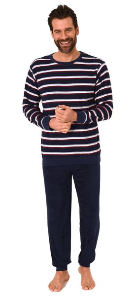 Normann Pyjama Herren Frottee Pyjama lang günstig online kaufen