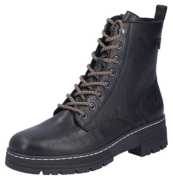 Rieker Schnürstiefelette Schnürboots, Plateauboots, Profilsohle, mit günstig online kaufen