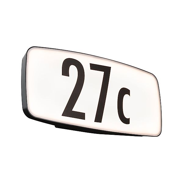 Paulmann "LED Hausnummernleuchte Sheera Dämmerungssensor Dämmerungsgesteuer günstig online kaufen