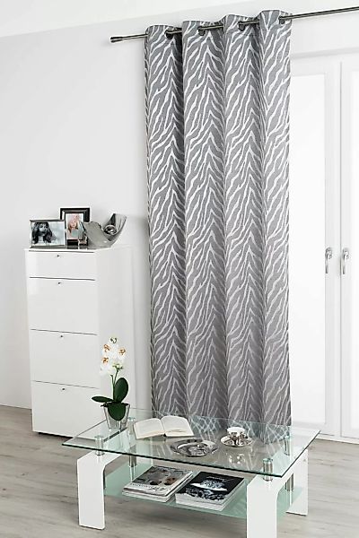 Ösenschal Vorhang Gardine 135x245 blickdicht mit Metallösen Zora 300300 günstig online kaufen