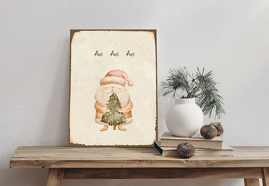 queence Alu-Dibond-Druck "Weihnachtsmann", Weihnachtsmann-Weihnachten, (1 S günstig online kaufen