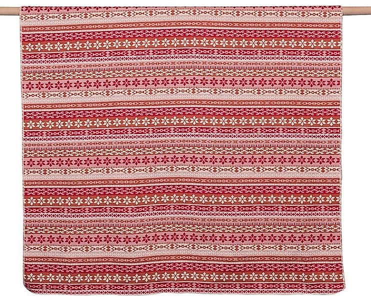 Wohndecke Silvretta 'Norweger Bordüre' 140 x 200 cm, DAVID FUSSENEGGER günstig online kaufen