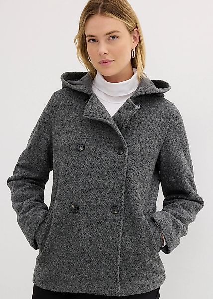 bonprix Cabanjacke Cabanjacke aus kuscheligem Bouclé günstig online kaufen