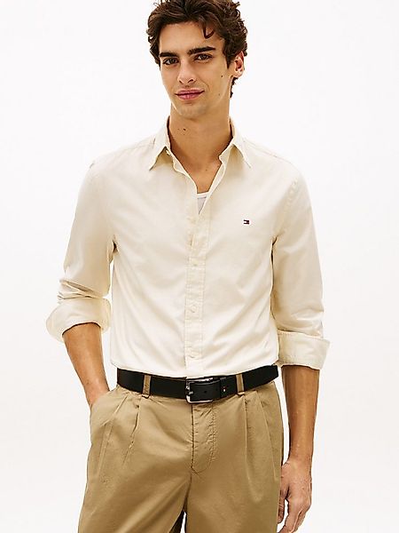 Tommy Hilfiger Businesshemd FLEX POPLIN SOLID unifarben, klassisch, regular günstig online kaufen