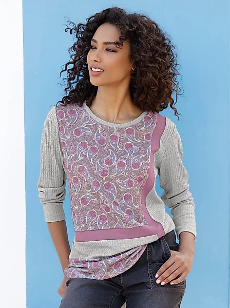 heine Langarmshirt "Druck-Shirt" 1 Stk. günstig online kaufen