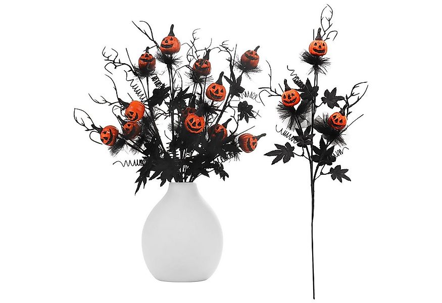 Kunstblumenstrauß 5er-Set Halloween-Dekorationen, 47cm künstliche Kürbisse, günstig online kaufen