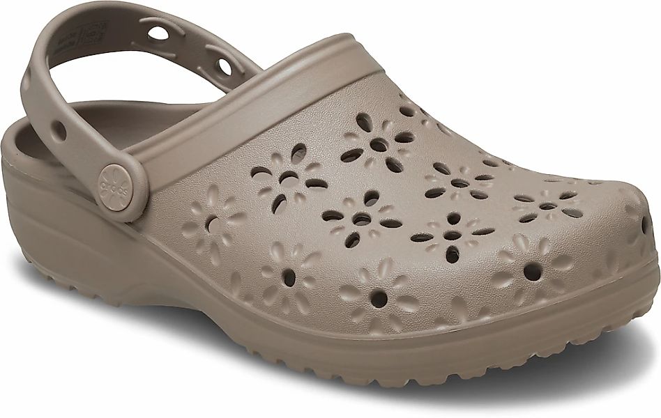 Crocs Clog "Classic Floral Cut Out Clog", Sandale, Sommerschuh, Loafer mit günstig online kaufen