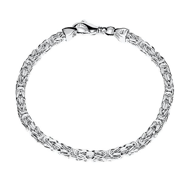 JEWLIX Königsarmband JEWLIX 4,5 mm Armband Königsketten Design 925er Silber günstig online kaufen