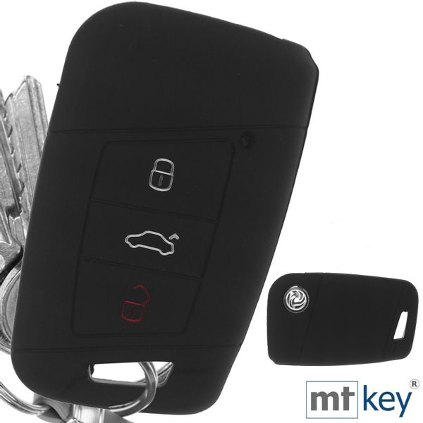 mt-key Schlüsseltasche Autoschlüssel Softcase Silikon Schutzhülle günstig online kaufen