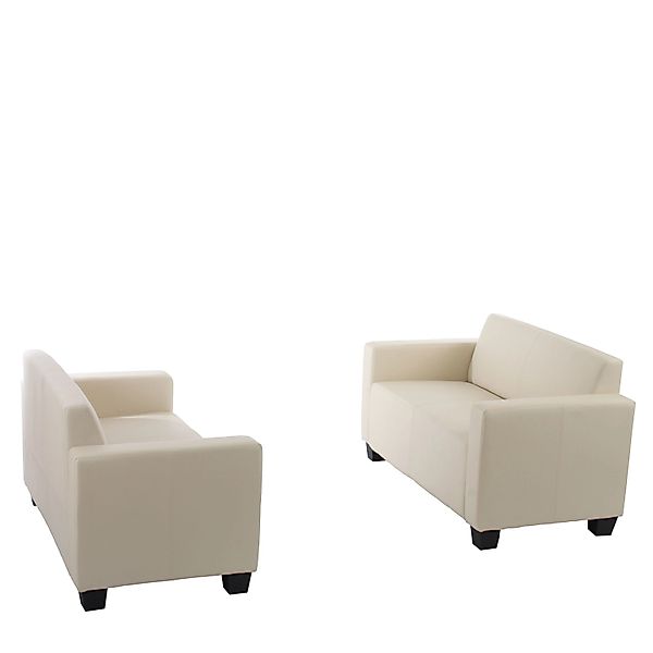 MCW Sofa-Garnitur Moncalieri 2er-Set Creme günstig online kaufen