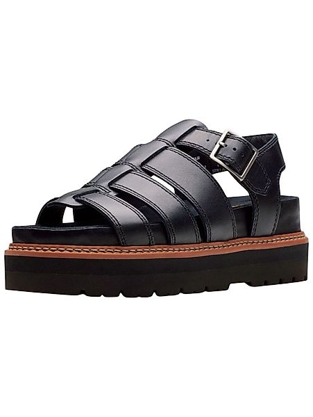 Clarks Sandalen Leder Plateausandaletten günstig online kaufen