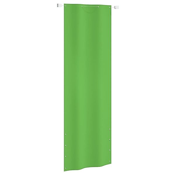 vidaXL Balkonsichtschutz Balkon-Sichtschutz Hellgrün 80x240 cm günstig online kaufen