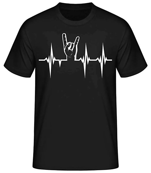 Rock And Roll Herzschlag · Männer Basic T-Shirt günstig online kaufen