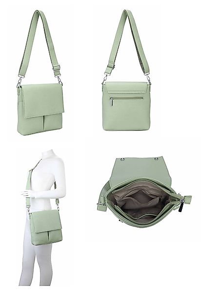 ITALYSHOP24 Schultertasche Damen Tasche Crossbody Umhängetasche günstig online kaufen