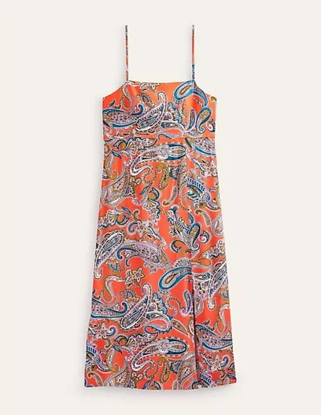 Trägerkleid in Säulenform mit Empire-Taille Damen Boden, Orangengelee, Para günstig online kaufen