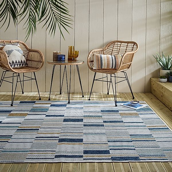FLAIR RUGS Teppich »Rosco Geo«, rechteckig, 4 mm Höhe, Rosco Geometrischer günstig online kaufen