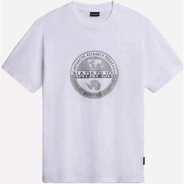 Napapijri  T-Shirts & Poloshirts Bollo t-shirt - bright white günstig online kaufen