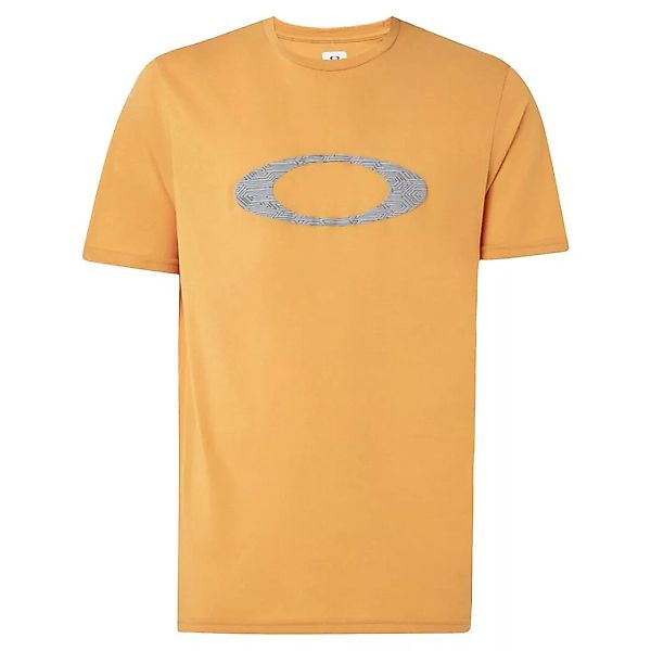 Oakley Apparel Embossed Ellipse Kurzärmeliges T-shirt XS Pure Gold günstig online kaufen