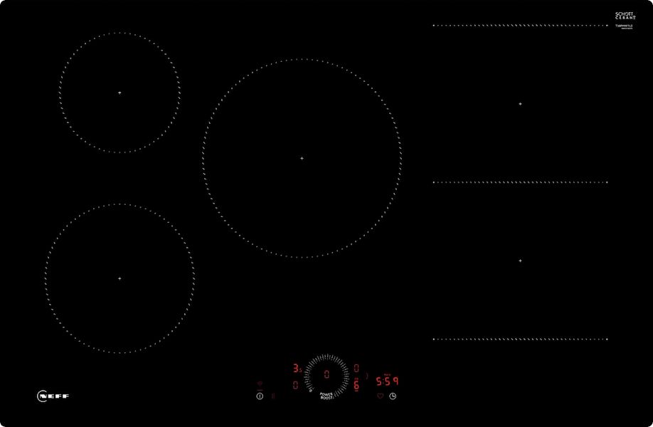 NEFF Induktions-Kochfeld "T58PHW1L0" mit virtueller Twist Touch Bedienung günstig online kaufen