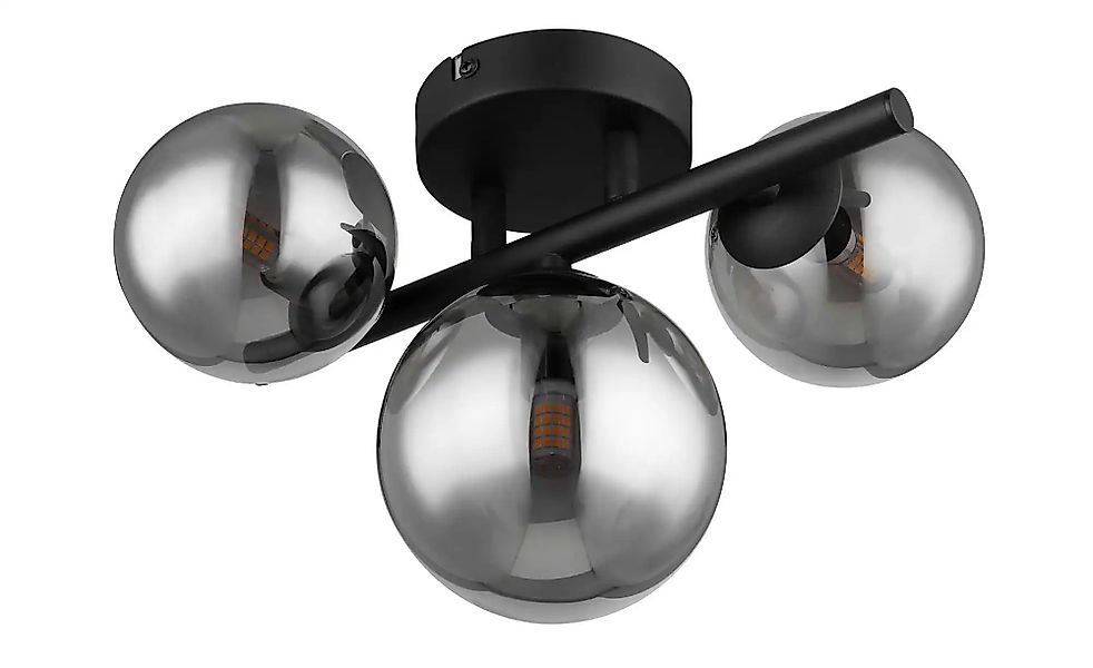 Globo Lighting Deckenleuchte  Riha ¦ schwarz ¦ Maße (cm): B: 28,5 H: 20 T: günstig online kaufen