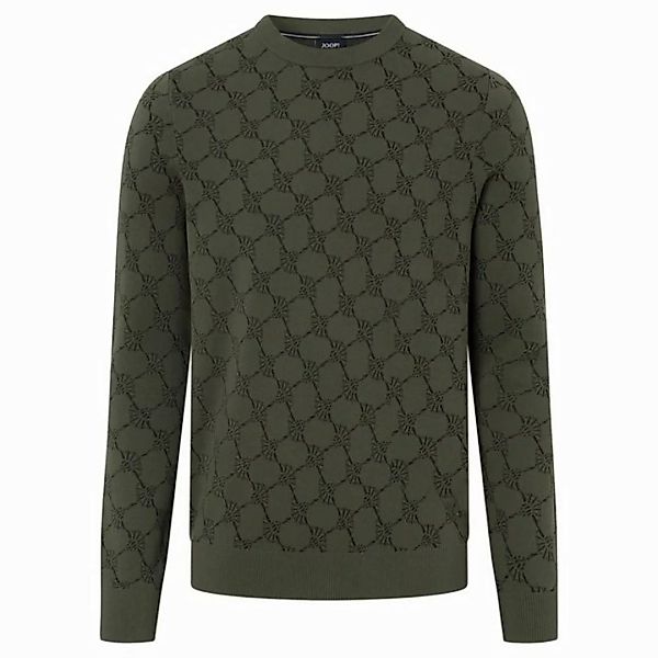 JOOP! Sweatshirt Herren Strickpullover mit Allover-Jacquard - günstig online kaufen