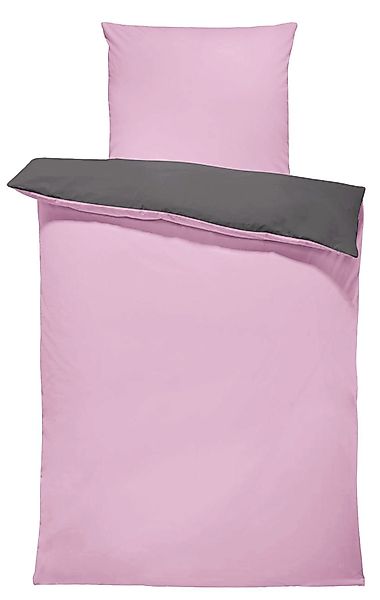 One Home Wendebettwäsche Doubleface, Mikrofaser, 4 günstig online kaufen