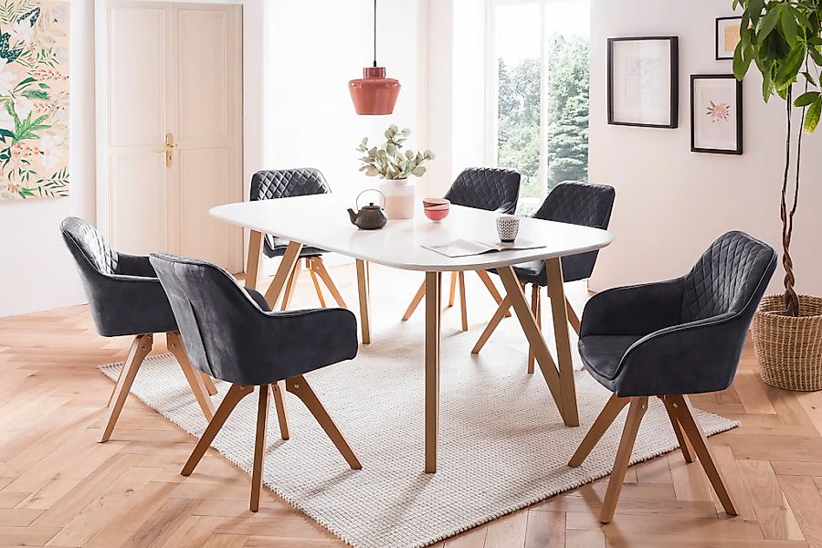 SalesFever Essgruppe, (5-tlg.), Tischbreite 180 cm, Stühle 180° drehbar, mi günstig online kaufen