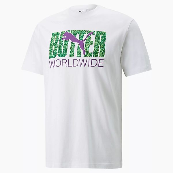 PUMA x BUTTER GOODS T-Shirt mit Grafikprint Für Herren | Mit Aucun | Weiß/G günstig online kaufen