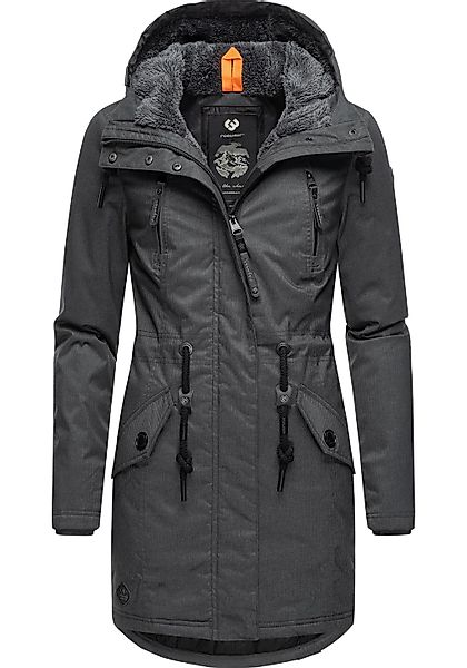 Ragwear Wintermantel "Elsie Melange" Wasserdichter Winterparka mit Kapuze u günstig online kaufen