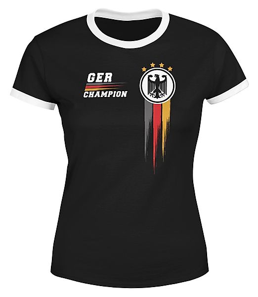MoonWorks Print-Shirt Damen EM-Shirt Deutschland Fußball günstig online kaufen