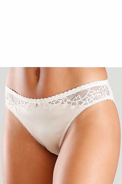 LASCANA "Alana" mit hohem Seidenanteil und edler Spitze günstig online kaufen