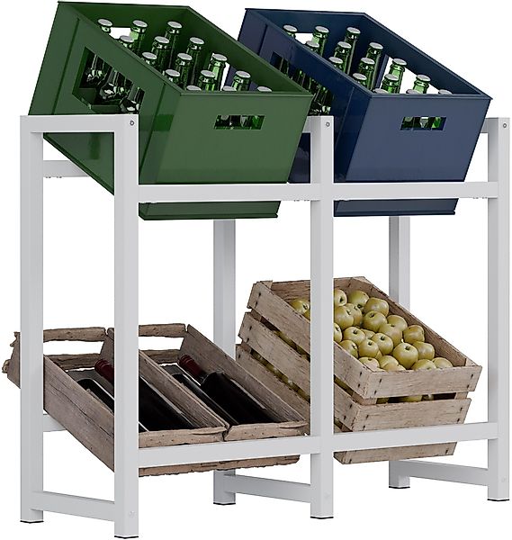 CLP Standregal Stack, Getränkekistenständer aus stabilem günstig online kaufen