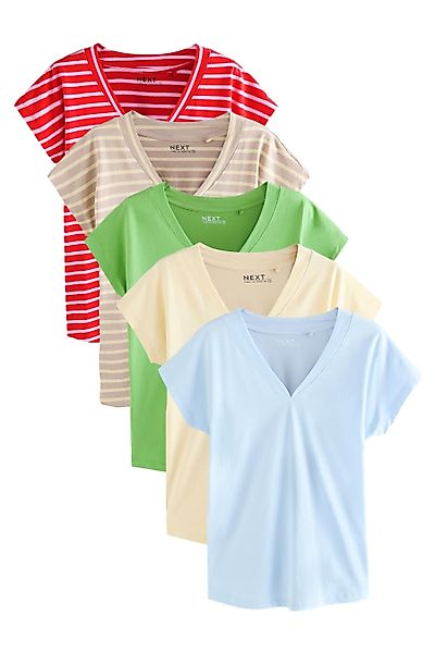 Next V-Shirt T-Shirts mit Flügelärmeln 100 % günstig online kaufen
