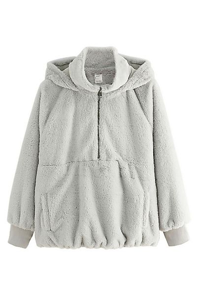 Next Hoodie Kunstfell-Hoodie mit halbem Reißverschluss (1-tlg) günstig online kaufen