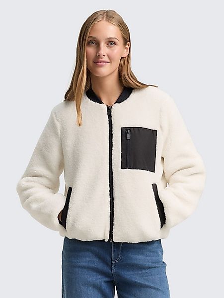 TOM TAILOR Denim Steppjacke Jacken Teddy Jacke mit Bomberkragen günstig online kaufen