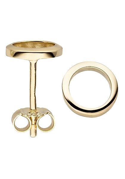 JOBO Paar Ohrstecker Kreis-Ohrringe 7,5 mm, günstig online kaufen