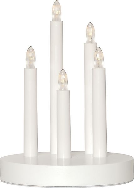 Star Trading LED-Fensterleuchter 5-flammig, weiß 139-02 günstig online kaufen