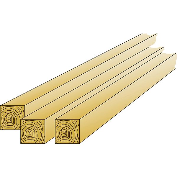 T & J Kantholz druckimprägniert 9 cm x 9 cm x 180 cm günstig online kaufen