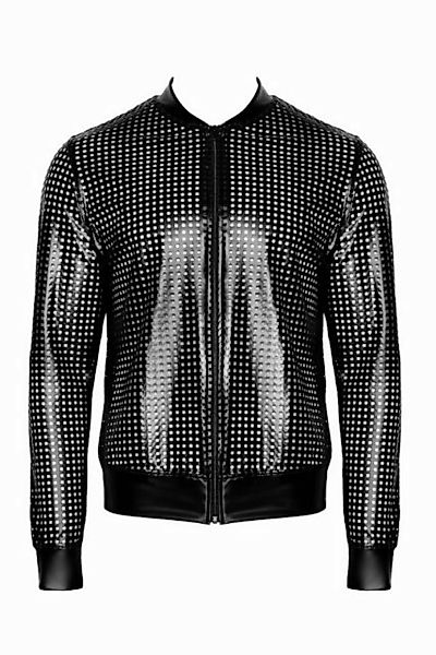 Noir Handmade Men Lederimitatjacke Herren-Jacke in schwarz - S günstig online kaufen