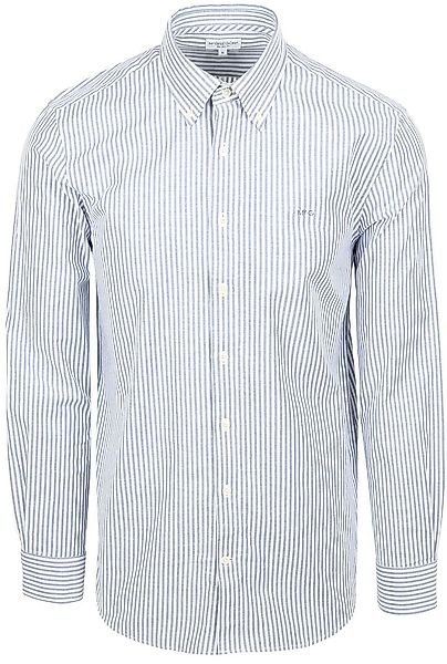 McGregor Hemd Oxford Streifen Blau - Größe S günstig online kaufen