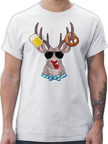 Shirtracer T-Shirt Oktoberfest Hirsch Mode für günstig online kaufen
