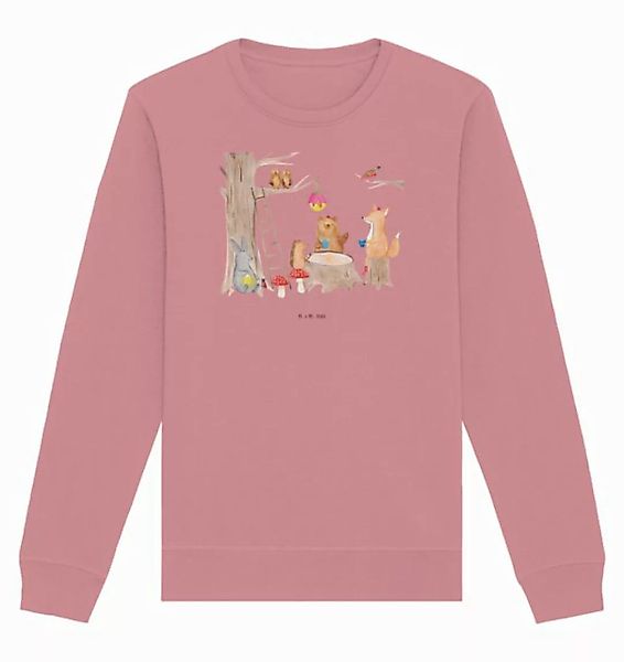 Mr. & Mrs. Panda Longpullover Größe M Waldtiere Picknick - Canyon Pink - Ge günstig online kaufen